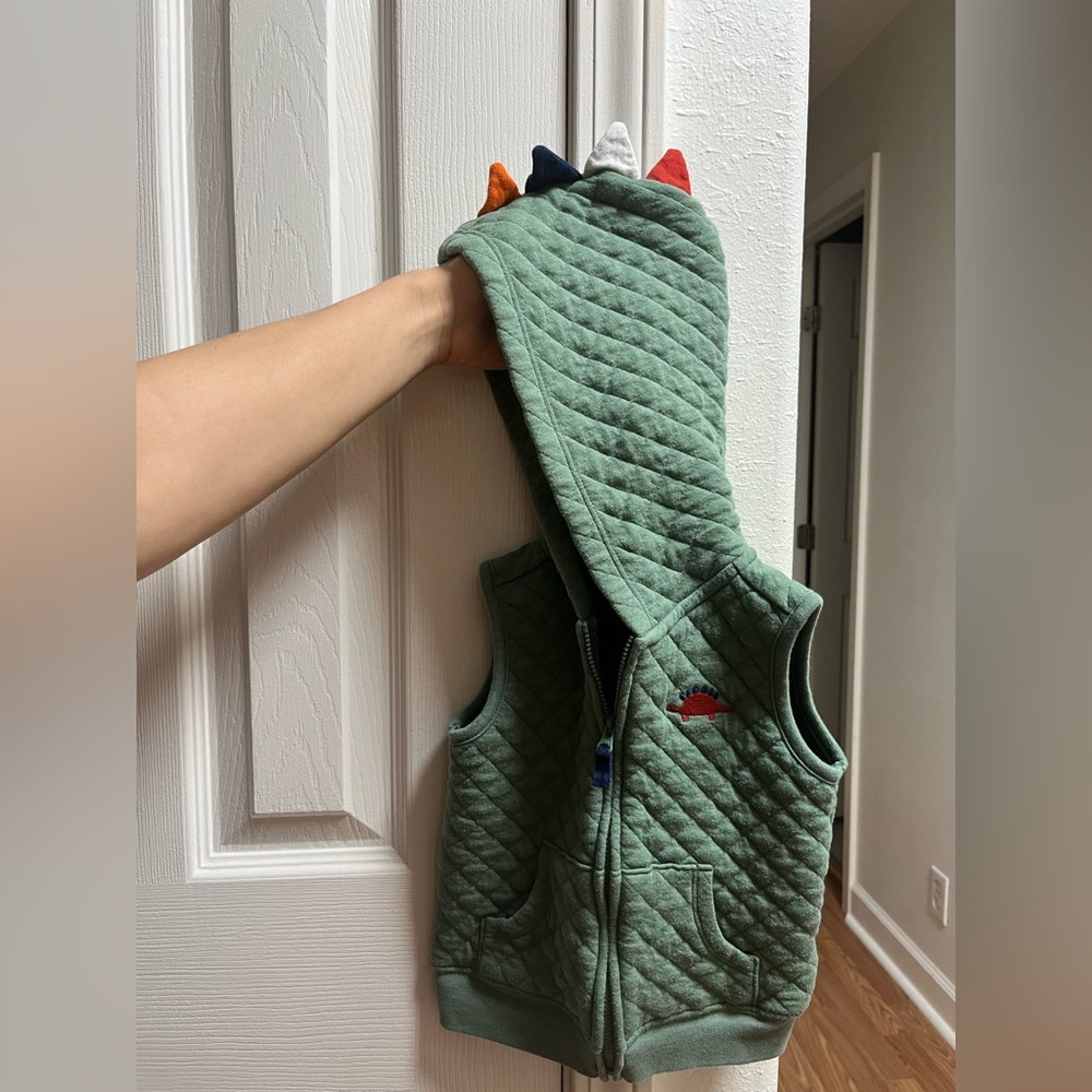 Baby dinosaur vest